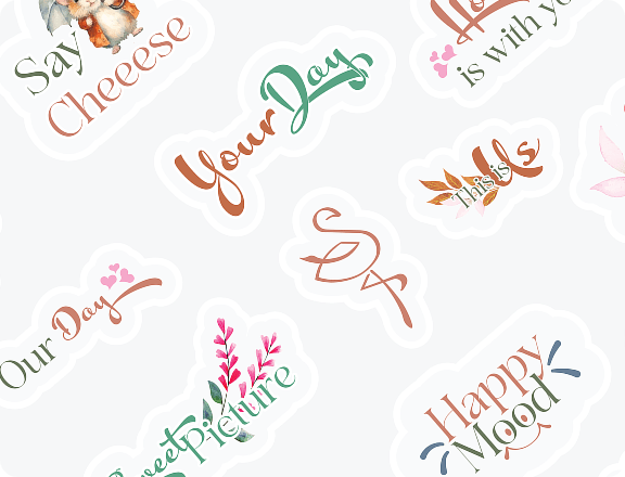 Flamingo Brand Elements - Patterns